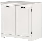 South Shore 2-Door Storage Cabinet Pure White, Prairie