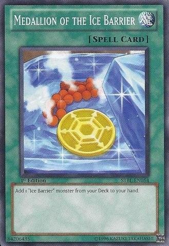 Yu-Gi-Oh! - Medallion of the Ice Barrier (STBL-EN054) - Starstrike Blast - 1st Edition - Common