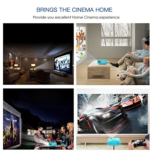 image for Mini Projector, DBPOWER GP15 50% Brighter Portable LCD Mini Video Proj