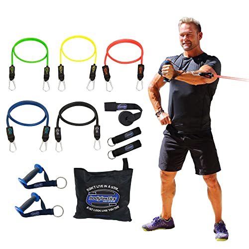 Bodylastics Resistance Band SetResistance Bands with Handles, Ankle
