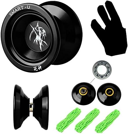 YoYos of 2017 Beboo Yo-Yo God of Death Alloy Aluminum Pro Yoyos Unresponsive Metal YoYo balls Bearing SmartU Black
