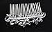 Sunshinesmile Leaf Crystal Bridal Hair Combs Hairpin Tiara Wedding Hair Accessories Hair Jewelry