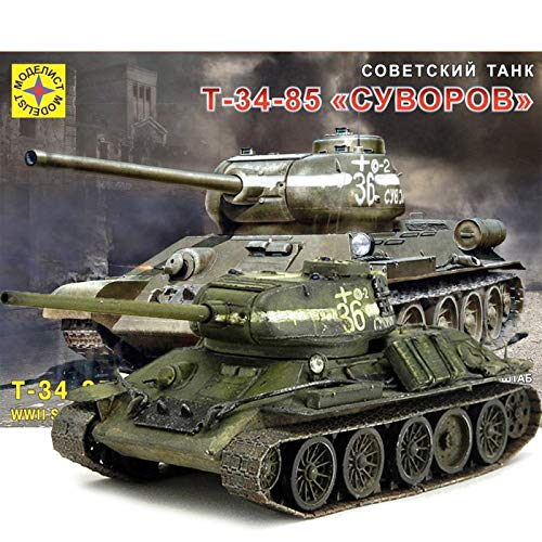 T 34 85 Suvorov Soviet Russian Tank Model Kits Scale 135 WW2 1/35
