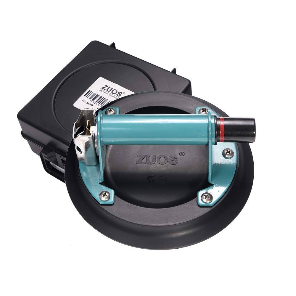 Photo 1 of ZUOS 8" Glass suction cup for Granite & Glass Lifting, Vacuum Suction Cup Vacuum Lifter with Metal Handle and ABS Pump,560lbs Load Capacity(With a free case)