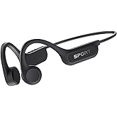 Yorlu Bone Conduction Headphones, 2025 Upgrade Open Ear Bluetooth 5.4 Headphones with Mic, 10Hrs Playtime Bone Conduction Earbuds, IP56 Waterproof Earphones for Workout, Hiking