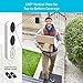 LaView ONE Halo HD 3MP 2K Wi-Fi Doorbell Camera, Two-Way Audio, 180° Wide Angle, Weatherproof Front Door Security Camera, Wired Video Doorbell, Door Camera