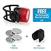 LED Bike Light Combo - 400 Lumen USB Rechargeable Front + FREE Back Light | Best Urban Lighting Kit for its Water-Resistant Rechargable Head Torch and included Aero Tail Light - ProLight
