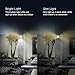 SOLLED Motion Sensor Solar Light, 12 LED Solar Security Lights Outdoor with Back Night Light Design, Waterproof Solar Powered Lighting for Patio Deck Yard Garden Wall