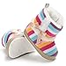 Meeshine Baby Girl Prewalker Cotton Knit With Bowknot Warm Winter Infant Boots Toddler Shoes 6-12 Month