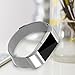 Vancle Fitbit Charge 2 Band, Milanese Stainless Steel Metal Replacement Accessory Bracelet Strap with Magnet Lock for Fitbit Charge 2 (No Tracker) (Silver, Large)