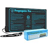Propagate Pro Seedling Heating Mat | Fits (1) Standard 1020 Tray | Germination Grow Heat Pad for Seed &amp; Starter Plants Soil Warmer for Indoor Home Gardening (10"x 20.75") (1, 10 inch x 20 inch)