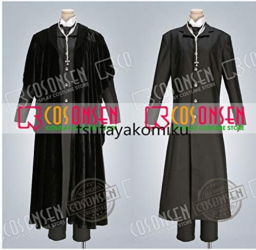 Amazon 黒執事 寄宿学校編 寮監ミカエリス先生 セバスチャン ミカエリス コスプレ衣装 コスプレ 仮装 通販 Amazon 黒執事 寄宿学校編 寮監ミカエリス先生 セバスチャン ミカエリス コスプレ衣装 コスプレ 仮装 通販