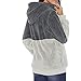 Bibowa Women's Double Fuzzy Casual Soft Skin-Friendly Loose Sweatshirt Hoodie Pullover Coat