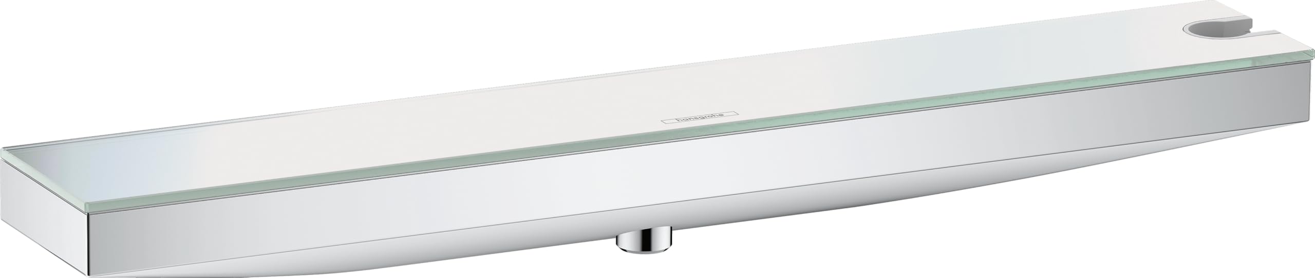 hansgrohe 26858000 Rainfinity Wall Outlet Porter 500 with Shower holder and Shower shelf, Chrome