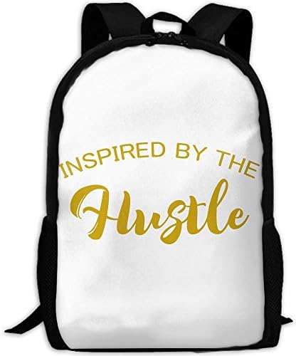 Inspired By The Hustle Fashion Outdoor Shoulders Bag Durable Travel Camping Backpack For Adult