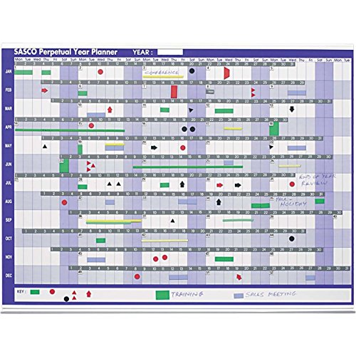 Sasco 12 Month Undated A1 Wall Planner Kit with