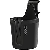 Joolz - Cup Holder - Accessory for Your Stroller - Easy to Attach - Stay Hydrated - Ideal for Travelling - A Must Have Accessory - Simple to Adjust - No-Spill - Black (Black)