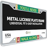 Desert Cactus Liverpool FC Car Accessories Football Soccer Metal License Plate Frame and Tag Holder for Front or Rear of Vehicle (Frame - Design 7)