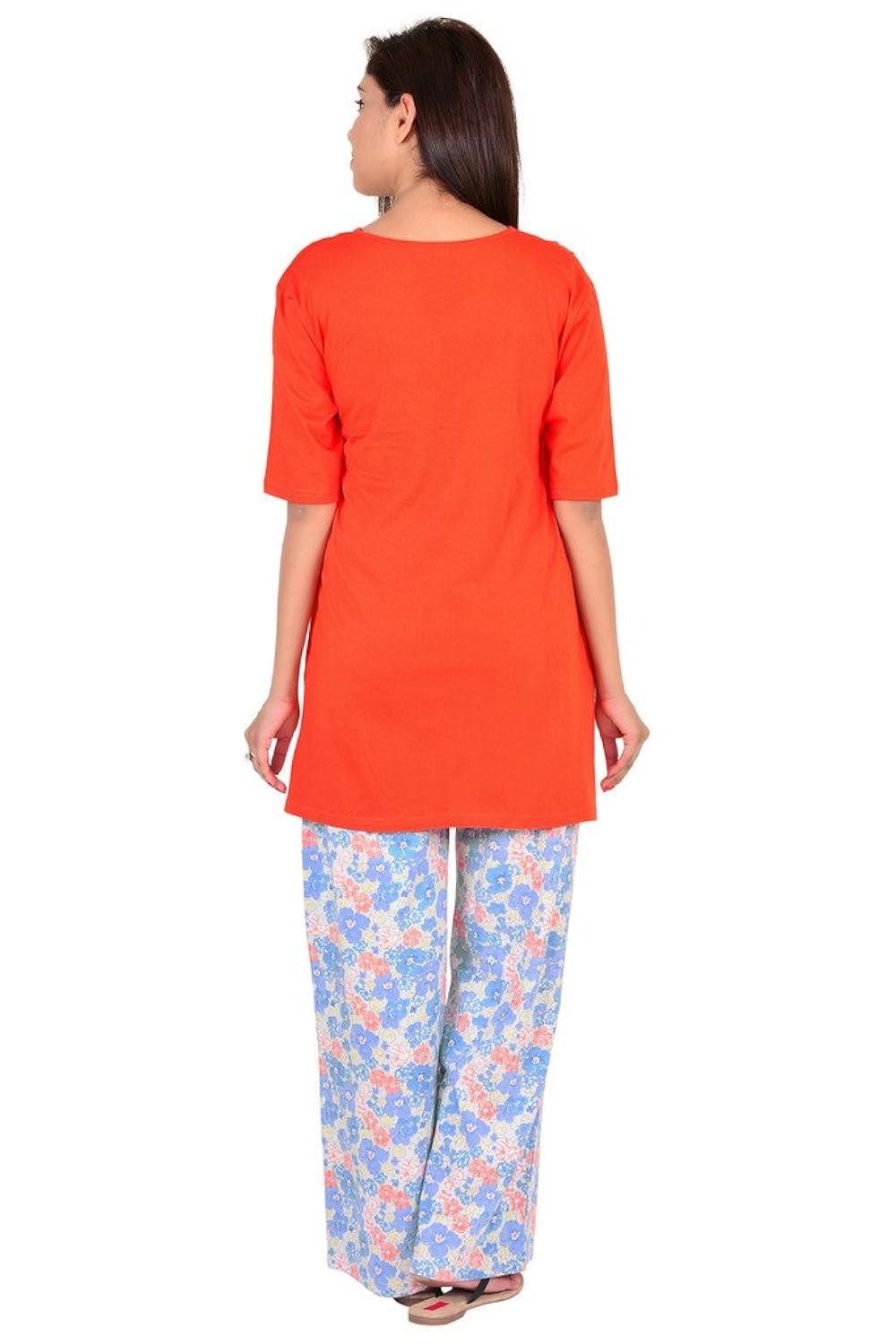 9teenagain layered nursing night suit with front opening_2mn16-0742-ns1-p