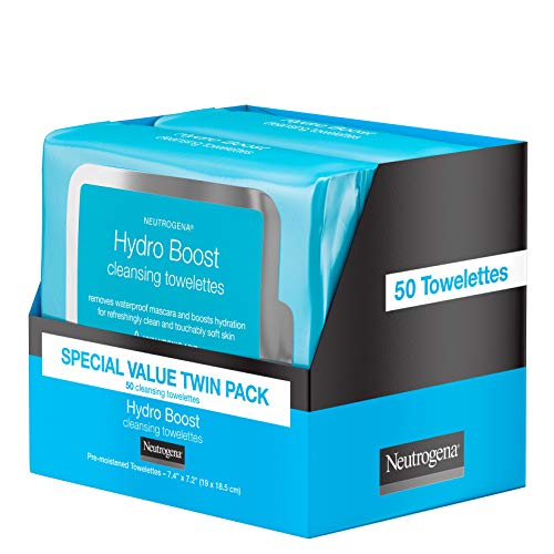 Neutrogena HydroBoost Facial Cleansing & Makeup Remover Wipes with Hyaluronic Acid Pricepulse