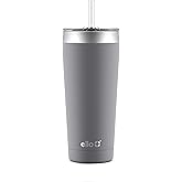 Ello Beacon Vacuum Insulated Stainless Steel Tumbler with Slider Lid and Optional Straw