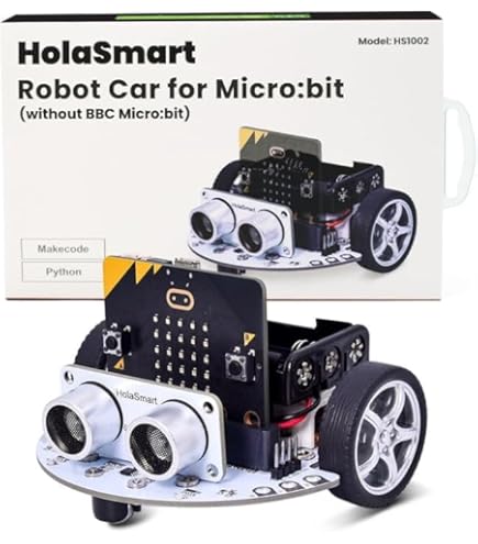 TAMIYA Microcomputer Robot Kit Wheeled Type - BBC Micro:bit Programming Robot With Ultrasonic Sensor