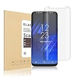 Galaxy S8 3D Curved Tempered Glass Screen Protector, Scarer Exact Design 100% Full Screen Coverage, HD Clear, Anti-Scratch, Anti-Fingerprint, Case Friendly, Bubble Free