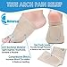 Metarsal Compression Arch Support Sleeves Sock with Comfort Gel Pad Cushions for Women & Men - Arch Brace for Flat Feet, Plantar Fasciitis Sleeves Shoe Insert Insole, Helps Foot Pain Relief, Set of 2