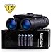Merytes Binoculars with 10x25 Portable High Definition and Blue Film Daily Waterproof IPX3 Binoculars for Adults