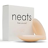 NEATS Grippy Nipple Covers for Women, Reusable Hypoallergenic Silicone Pasties, Non-Adhesive, Invisible No-Show Breast Cover