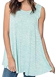 Women Sleeveless Loose Racerback Vest Tank Top