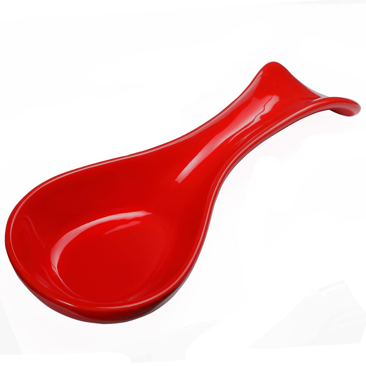 Photo 1 of *USED*
Ceramic Spoon Rests for Kitchen, Spoon Rest for Stove Top Countertop Utensil Rest Ladle Spoon Holder for Cooking Home Decor, Red Color