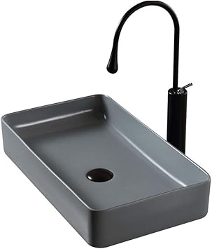 ZLXLX Lavabo del baño Lavabo Lavabo sobre encimera Lavabo sobre