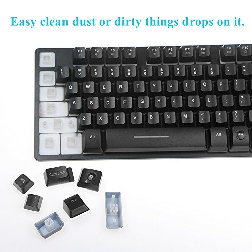 Gaming Keyboard, Topoint Colorful LED Illuminated Backlit USB Wired Computer Gaming Keyboard for PC