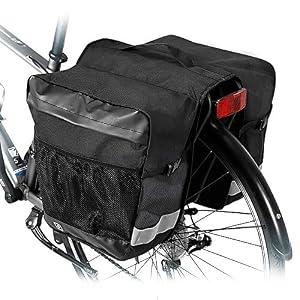 Hebey Pannier Bag Waterproof Bike Rear Seat Trunk Bag Bicycle Rear Saddle Panniers Accesories
