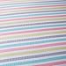 BuLuTu Deep Pocket Fitted Sheet Twin Only 100 Percent Cotton,Colorful Pastel Stripes Print Kids Girls Fitted Bottom Sheet Twin Multi-Colored,Breathable,Soft,Premium Single Bed Sheet(1 Piece)