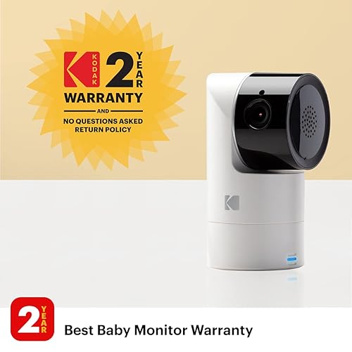 KODAK Cherish C125 Video Baby Monitor, with App and Two Way Talk