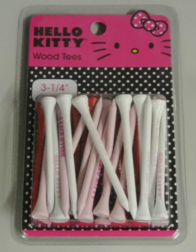 MMA Holding HKG-TEE 3 .25 in. Hello Kitty Golf Wood Tee 3 1- 4 - 30 pcs