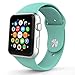 Apple Watch Band, HuanlongTM New Soft Silicone Sport Style Replacement Iwatch Strap for Apple Wrist Watch (Mint Green 38mm S/M)
