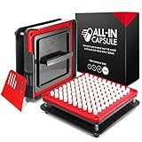 ALL-IN Capsule Filling Machine for Size 000 - Make Your Own Capsules Now Easier and Faster - Use With Empty Gelatin or Vegetarian Caps - Clear Illustrated Instructions With Video