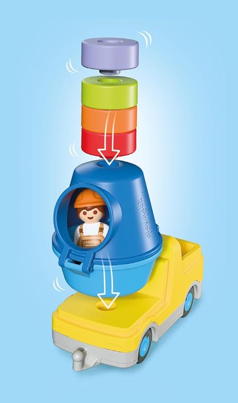 | Junior | Hormigonera | Vehículo de Obra Colorido con Tambor extraíble y Bloques encajables | para niños a Partir de 4 años | 72083 — foto 4 de 6