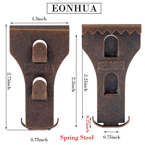 EONHUA Brick Hook Clips for Hanging Brick Wall Clips for Hanging,Steel