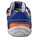 pediped Gehrig Grip-N-Go Casual Sneaker (Toddler), Night Blue Orange, 22 EU (6-6.5 M US Toddler)