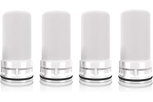 ACF Replacement Filters for LCF Faucet Mount Filter, Advanced Activated Carbon Fiber(ACF), Reduce Chlorine (taste and odor), Lead, Last Up to 6 Months (4 Pack)