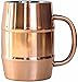 Insulated Beer Mug - Ice Cold to the Last Drop! Perfect Gift for Beer Lovers - Double Wall Stainless Steel, Copper Plated 17oz 500mL