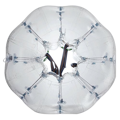 Popsport Inflatable Bumper Ball Set 4FT Bubble Soccer Ball Suit 2 Pack 0.8mm Eco-Friendly PVC Zorb Ball Human Hamster Ball for Adults and Kids (4FT 2Pcs)