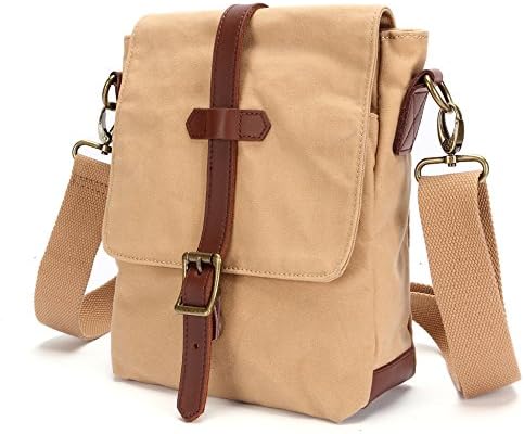 Maxmind Canvas Messenger Bag Cross Body Bag Unisex Casual Daybag for School Outdoor Travel Vintage Cotton Bag