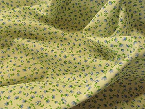New Season Poly Cotton Floral & Dotty Dress Fabric 45" (112 cm)-9