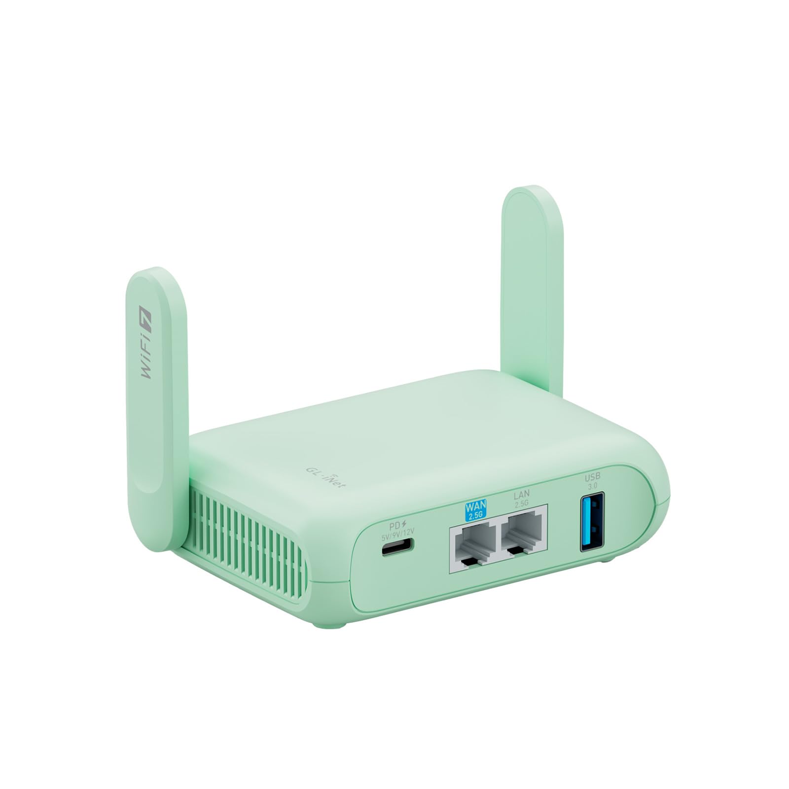 GL.iNet GL-MT3600BE (Beryl 7) Portable Travel Router, Pocket Wi-Fi 7 Wireless 2.5G Router, Mini Portable VPN Routers WiFi for Car, Travel, Public Computer Routers, Business, Mobile/RV/Cruise/Plane