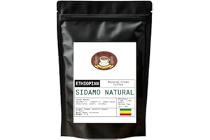 REVOCUP Ethiopian Sidamo Natural Green Coffee Beans – Unroasted Specialty Grade | Single Origin Heirloom Arabica | High-Altitude Grown | Bold Fruity Flavor | Home Roasting – 2lb / 32 Ounces